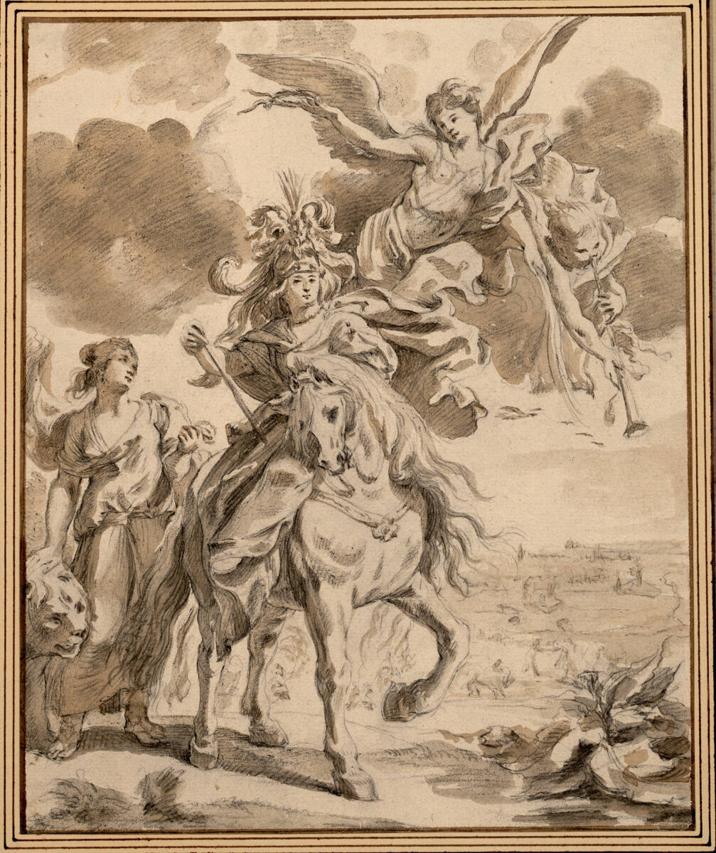 Die Reise der Königin nach Ponts-de Cé (aus der Serie der Geschichte der Regentin Maria von Medici nach Rubens), Laurent de La Hyre
