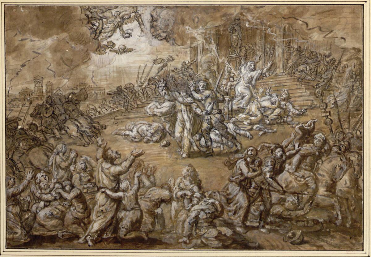 Pierre Mignard, Martyrium des heiligen Dionysius, Inv. Nr.: 11601