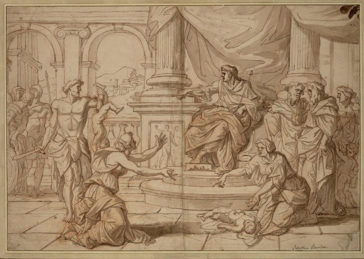 Anonym, Das Urteil Salomons, Inv. Nr.: 11631