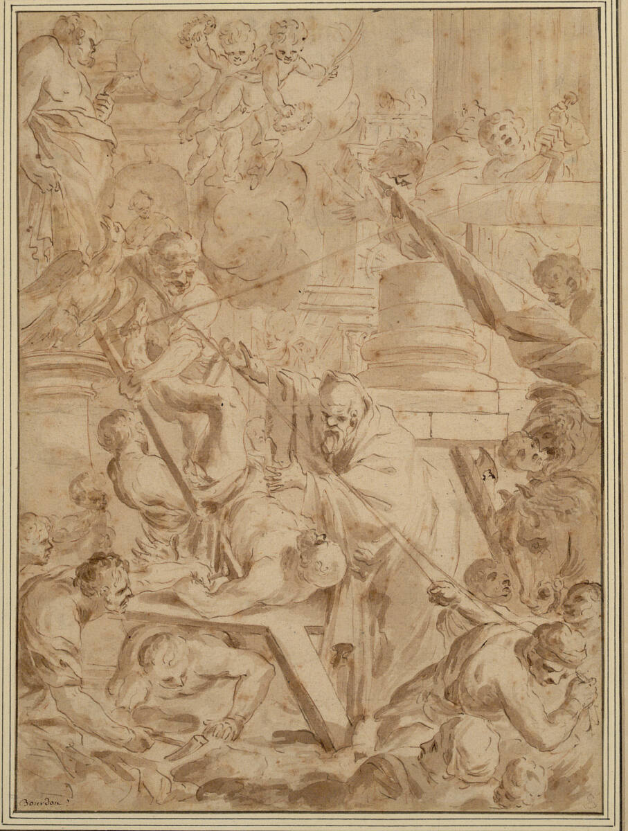 Das Martyrium des heiligen Petrus, Sébastien Bourdon