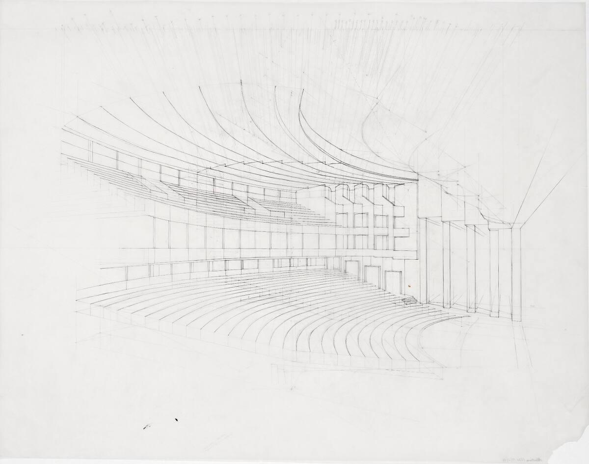 Madrid, Oper; Studie; Zuschauerraum, Innenperspektive, Inv. Nr.: CLHA17/2/14