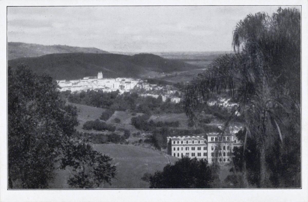Anonym, Aparecida; Ansichtskarte; Panoramaansicht vom Hügel des Seminars Santo Affonso, Inv. Nr…