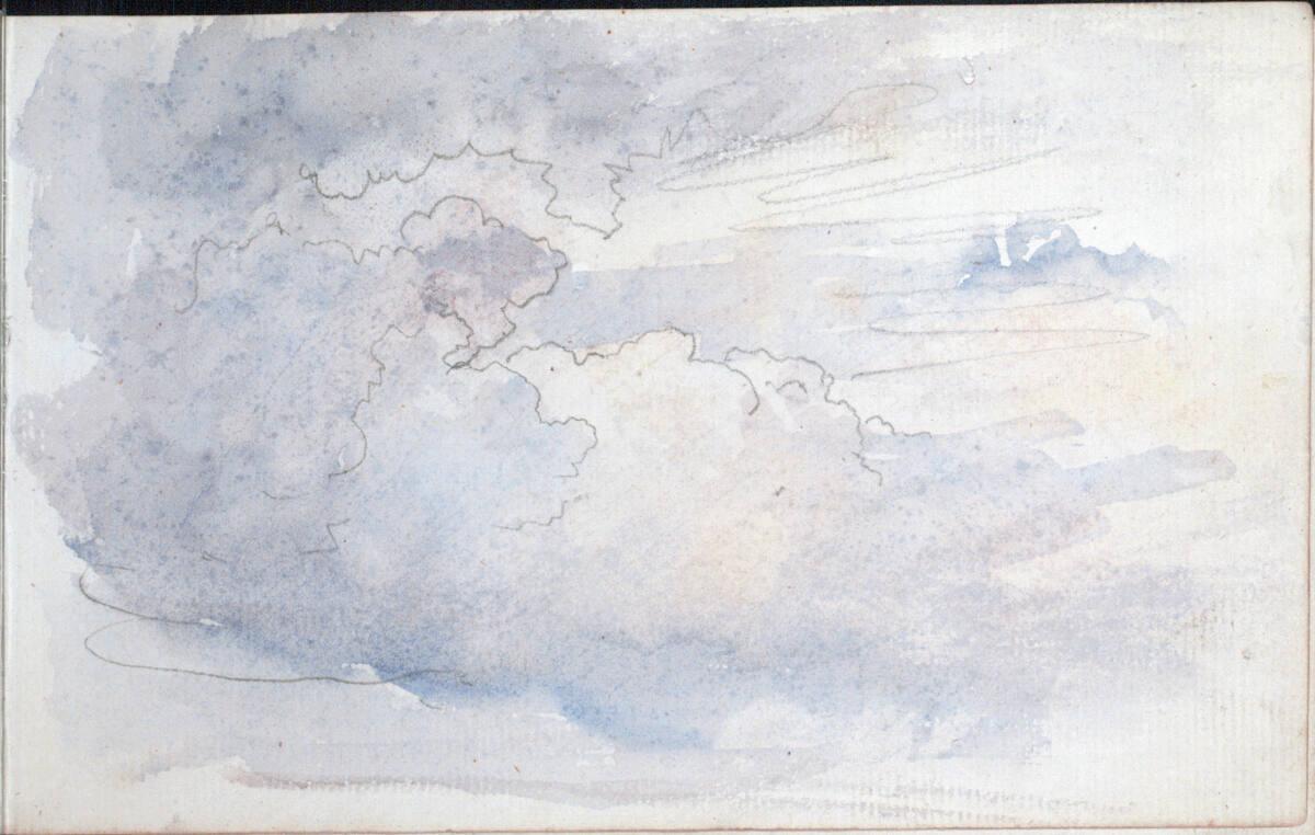 Friedrich Gauermann, Wolkenstudie, Inv. Nr.: 30583/9r