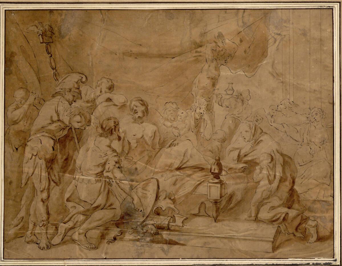 Anonym, Der Tod des Germanicus, Inv. Nr.: 11682