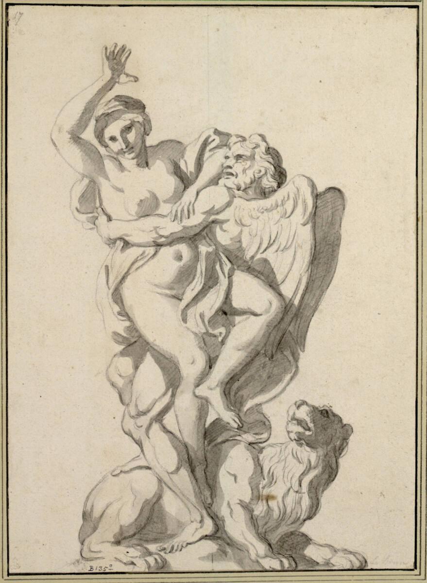 Charles Le Brun, Die Zeit entführt die Jugend, Inv. Nr.: 11689