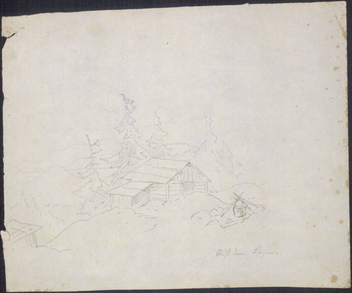 Auf dem Lofer (?), Friedrich Gauermann
