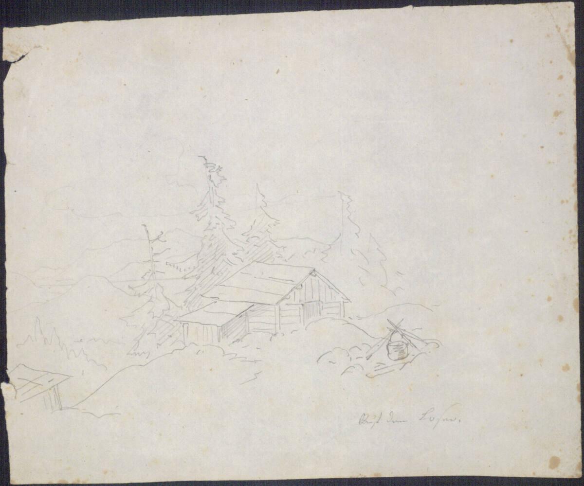 Friedrich Gauermann, Auf dem Lofer (?), Inv. Nr.: 30554n