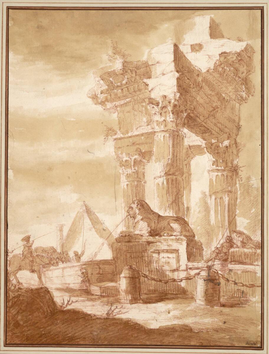 Georges-François Blondel, Ruinenarchitektur, Inv. Nr.: 11700