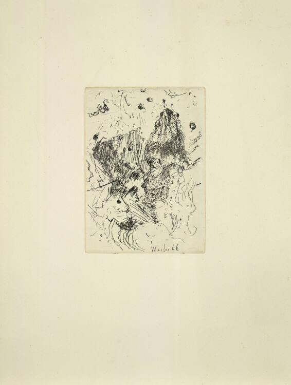 Max Weiler, ohne Titel, Inv. Nr.: DG1988/150