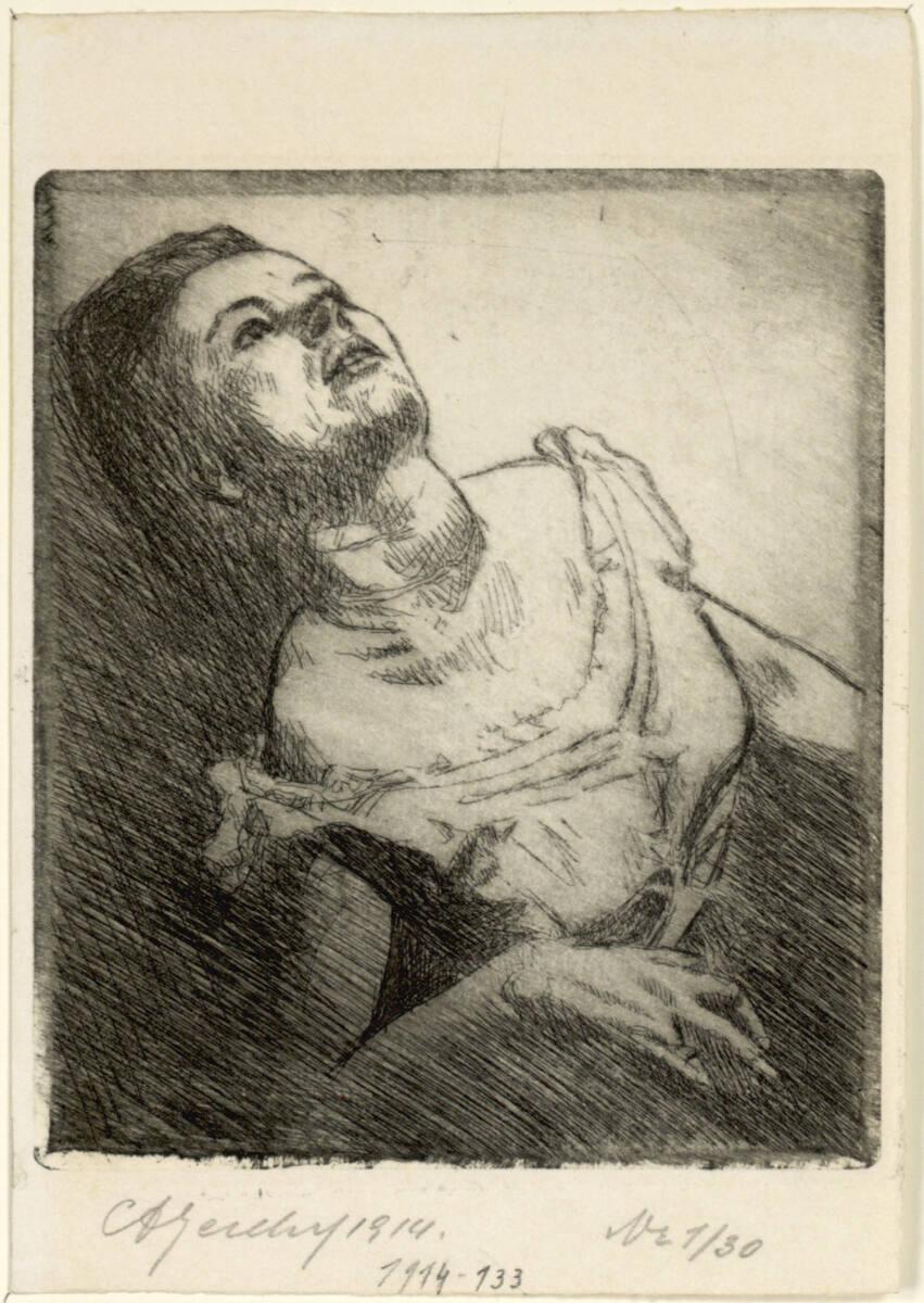 Carl Anton Reichel, Mädchenhalbfigur (op. 42), Inv. Nr.: DG1914/133