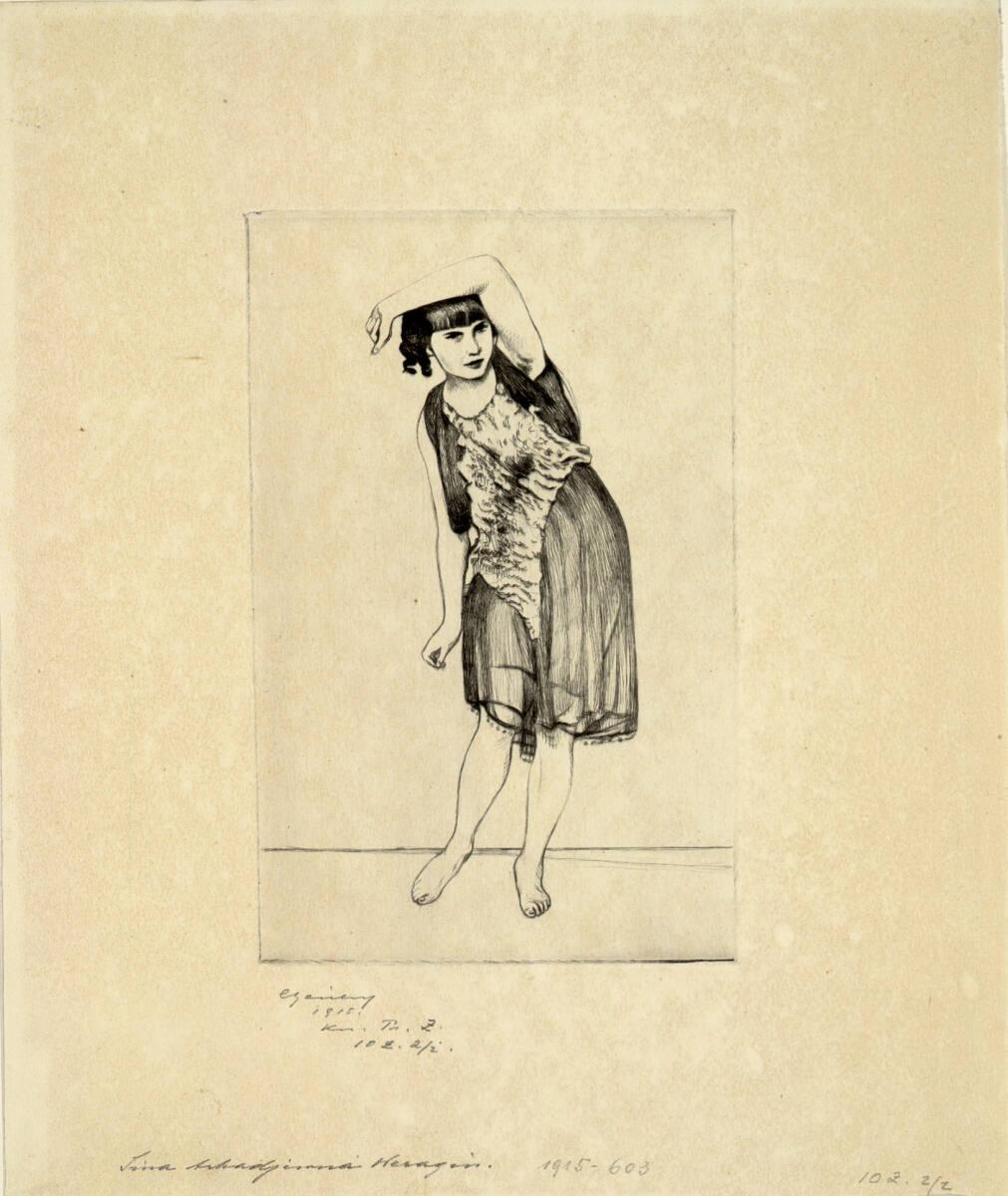 Carl Anton Reichel, Lina Arkadjewna Weragin (op. 129), Inv. Nr.: DG1915/603