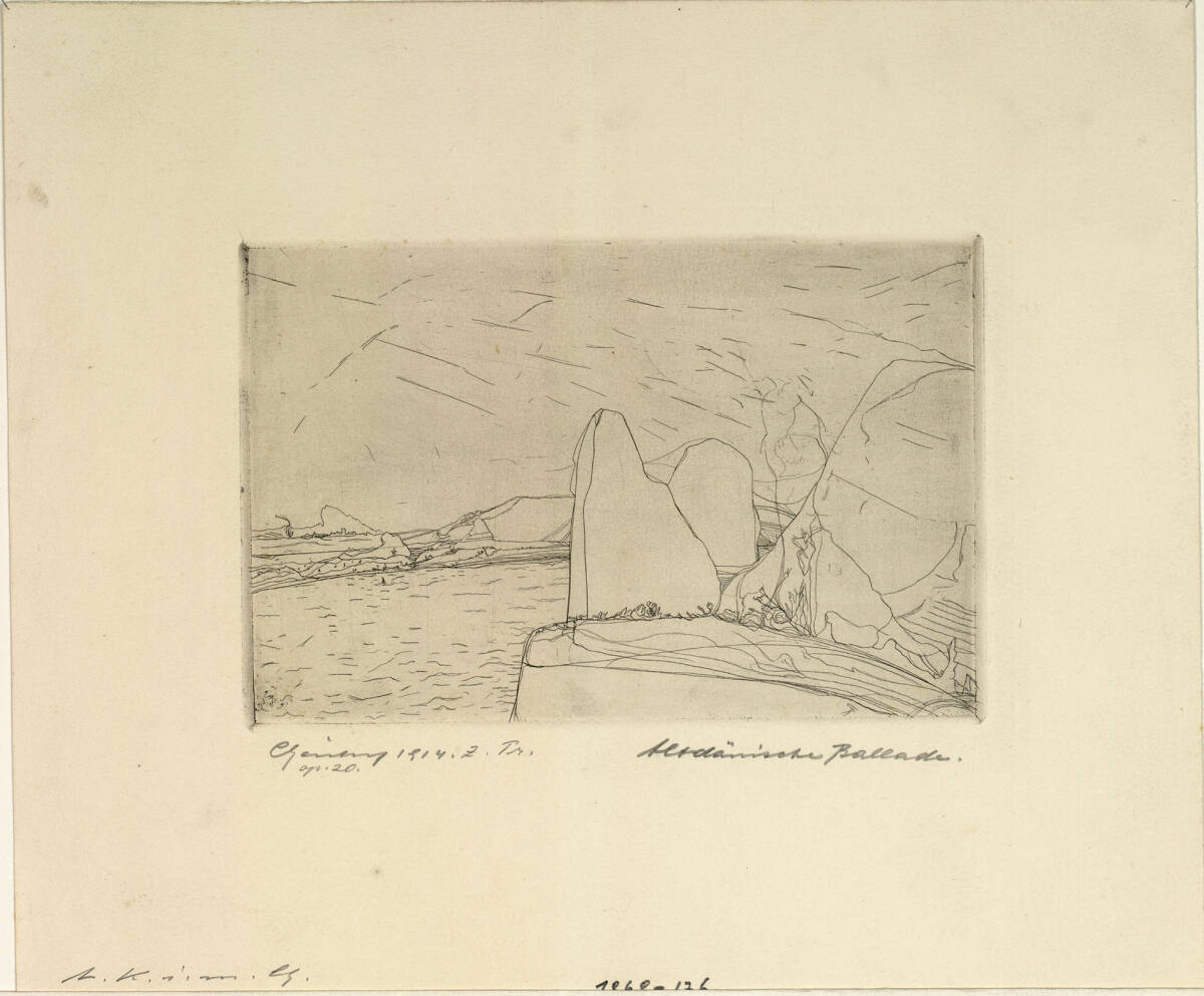 Altdänische Ballade (op. 20), Carl Anton Reichel, 1914