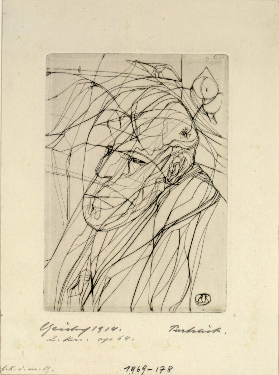 Porträt eines kranken Mannes (op. 64), Carl Anton Reichel, 1914