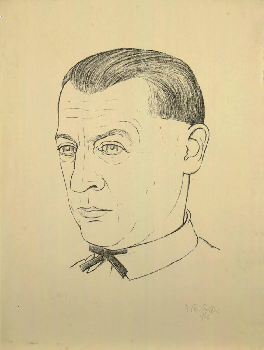 Georg Philipp WörlenPassau, Selbstbildnis, Inv. Nr.: DG1989/283