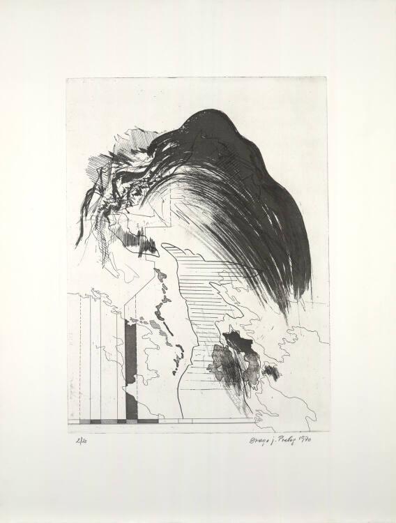 Drago Prelog, Topographische Explosion, Inv. Nr.: DG1990/369