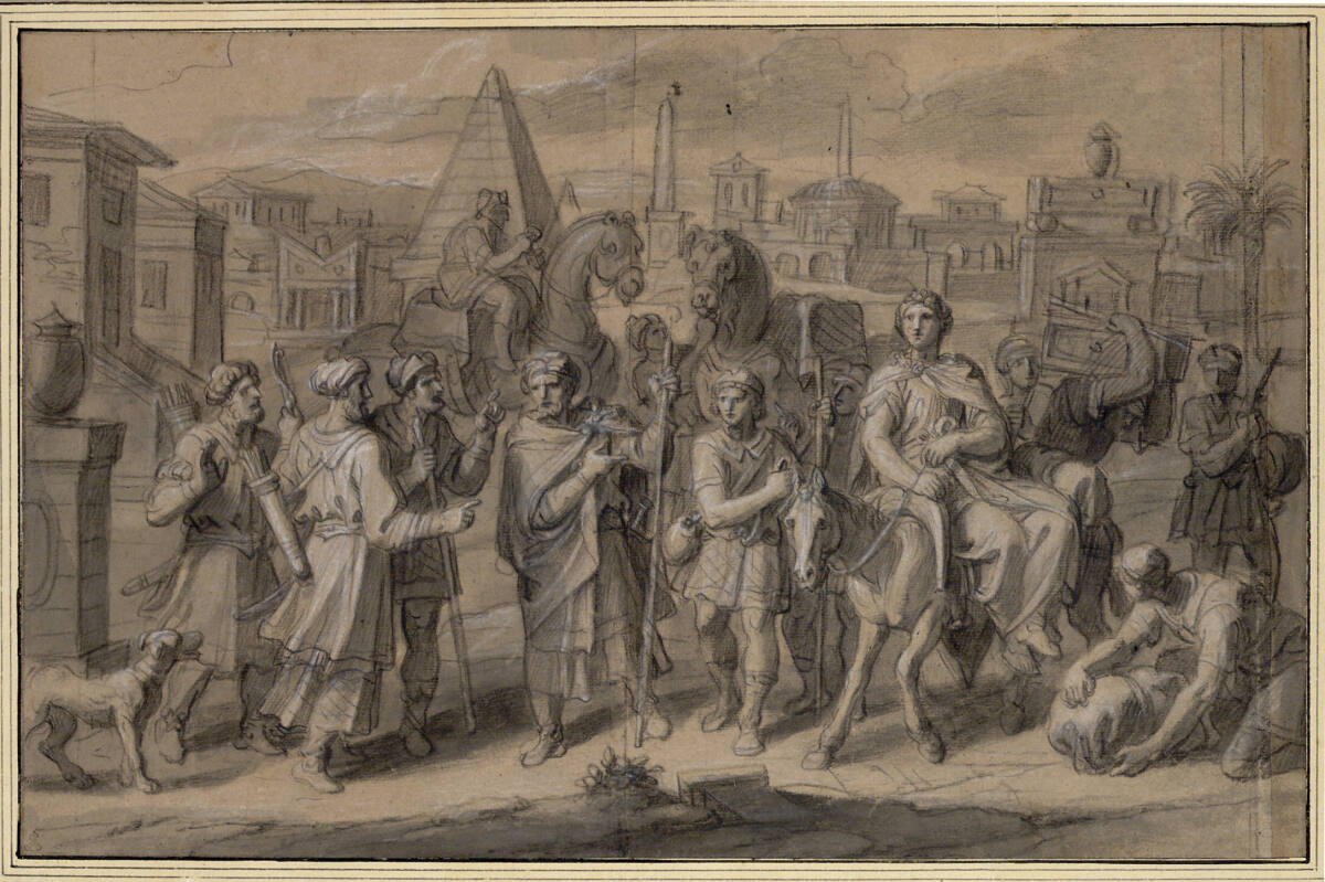 Isaak und Rebekka (?), François-Alexandre Verdier