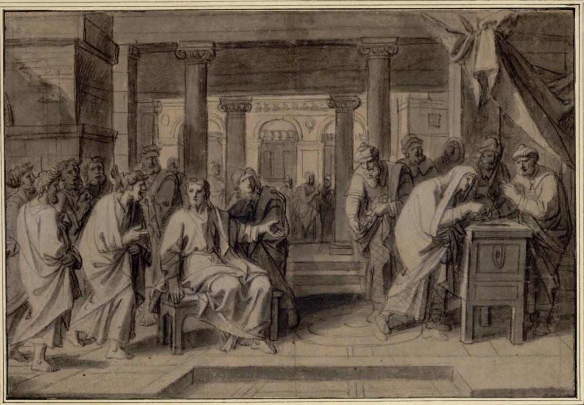 François Verdier, Das Opfer der armen Witwe, Inv. Nr.: 11834