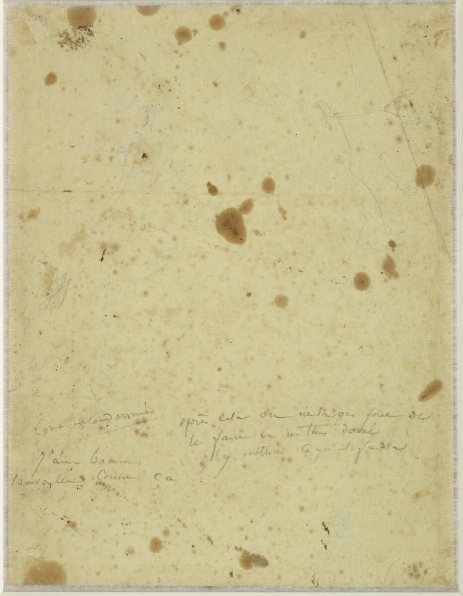 Jean-Baptiste Camille Corot, Baumskizze, Inv. Nr.: 24192v