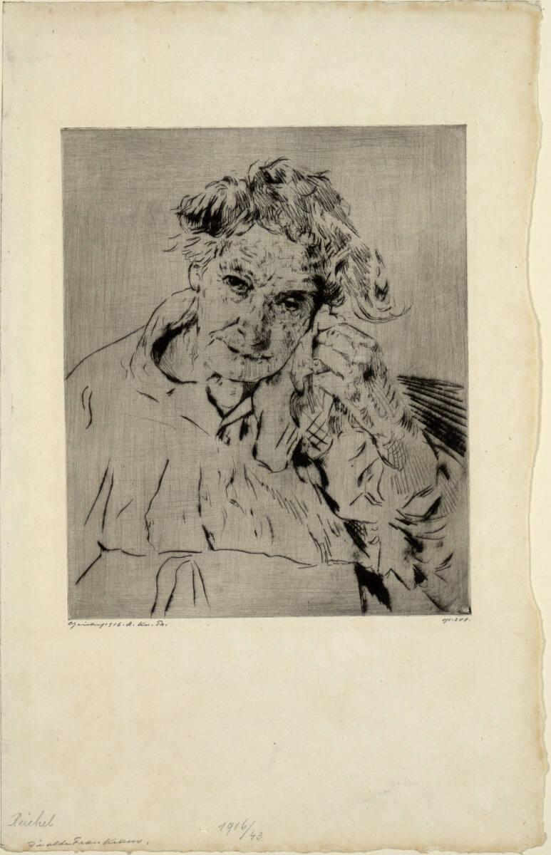Carl Anton Reichel, Die alte Frau Kraus (op. 208), Inv. Nr.: DG1916/43