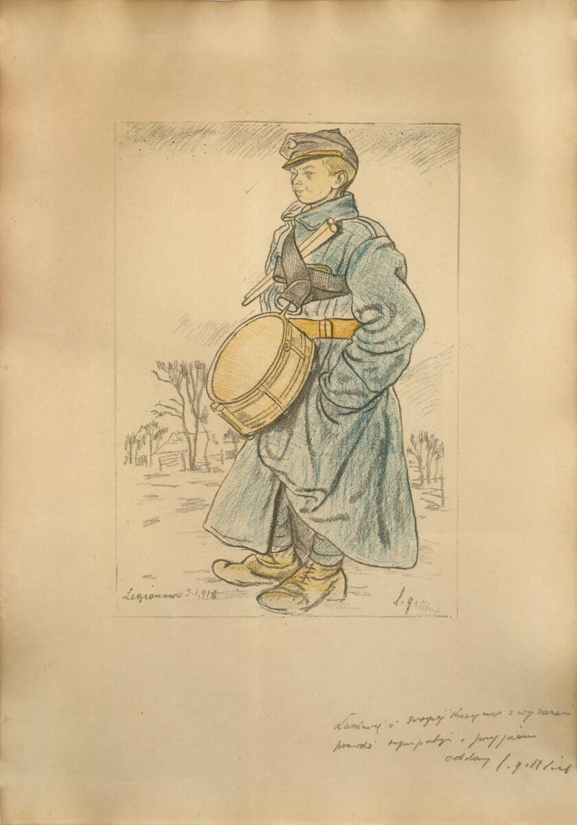 Legionowo - Tambour aus dem ersten Weltkrieg, Leopold Gottlieb, 1918