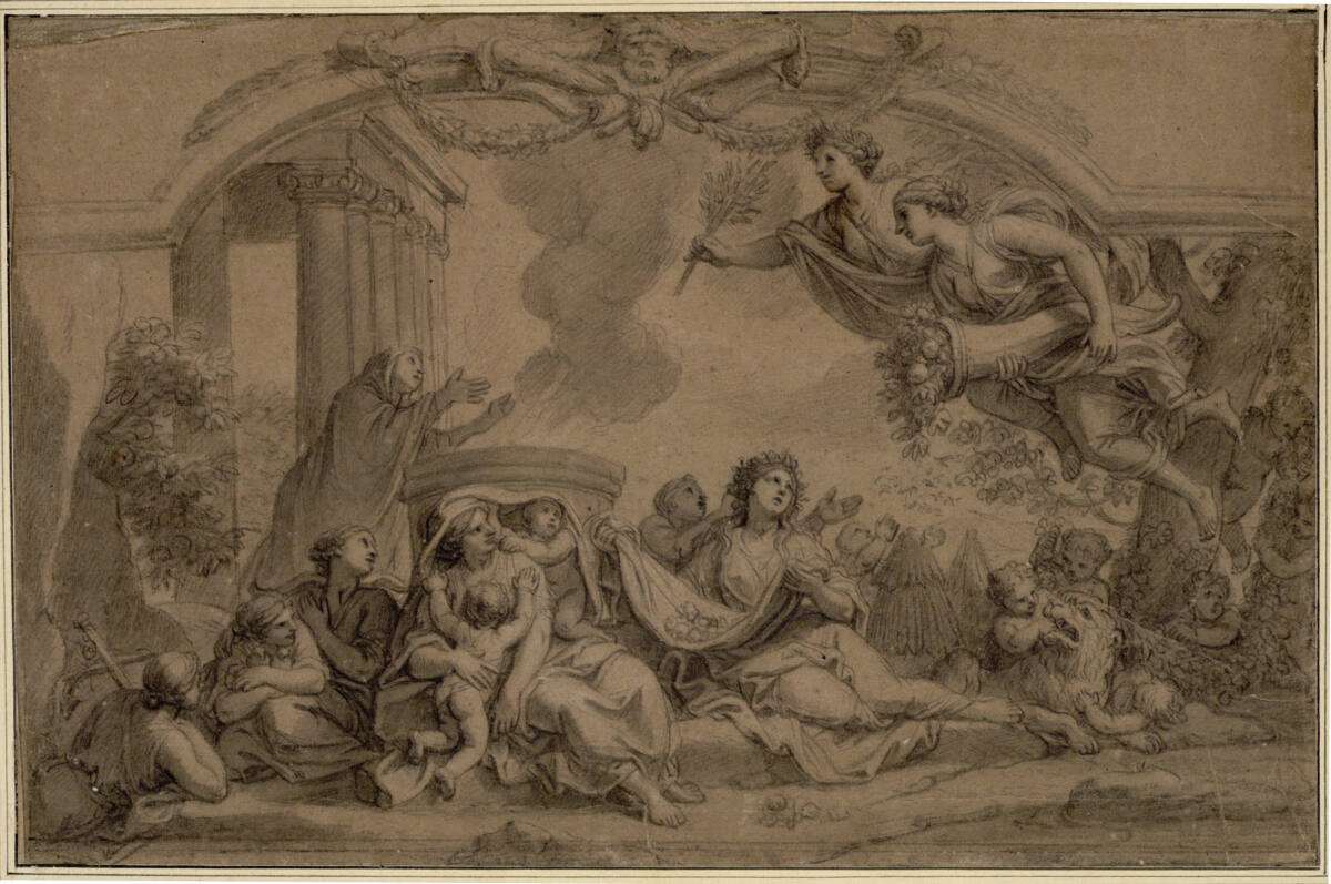 Allegorie des Friedens und des Überflusses, François-Alexandre Verdier