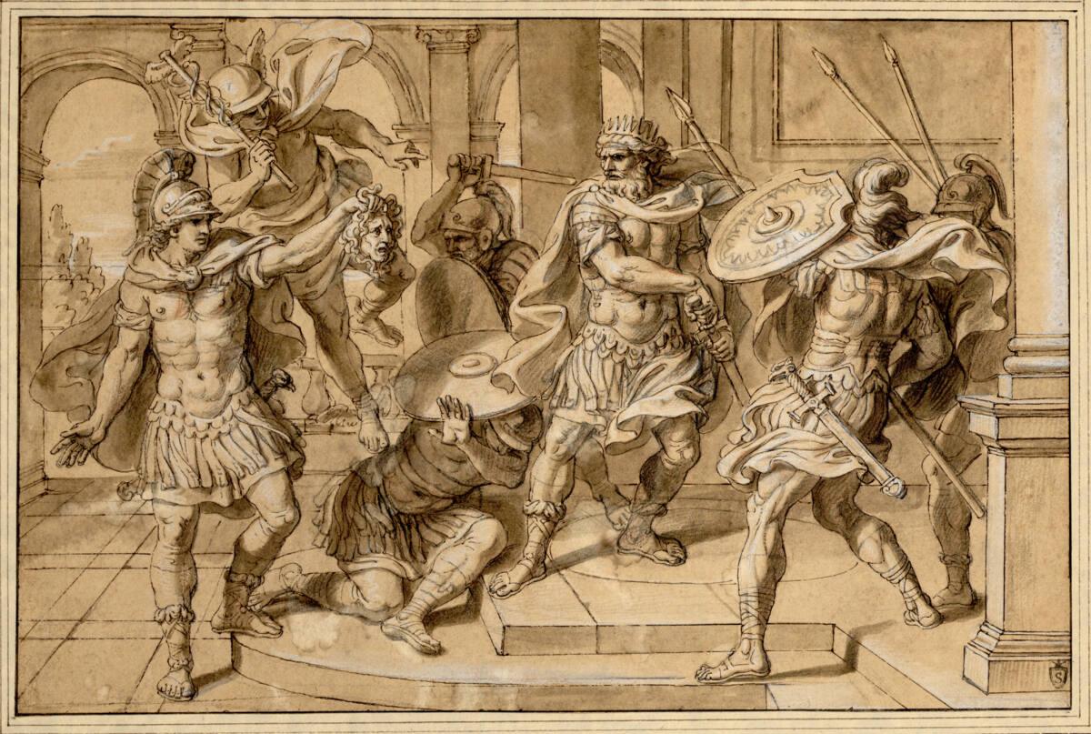 Perseus kämpft gegen Phineus, Inv. Nr.: 11859