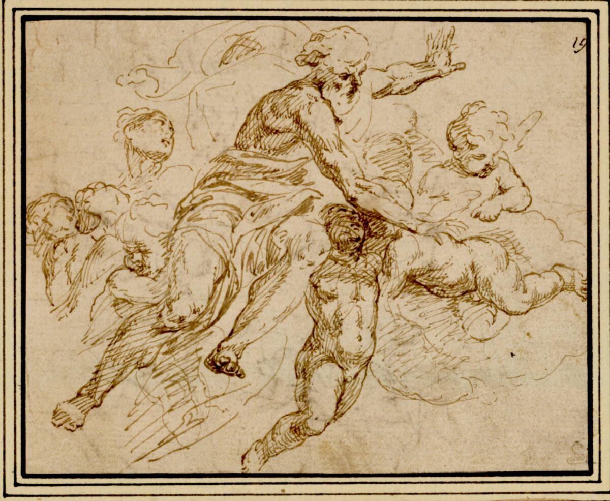 Raymond Lafage, Gottvater, von Engeln getragen, Inv. Nr.: 11866