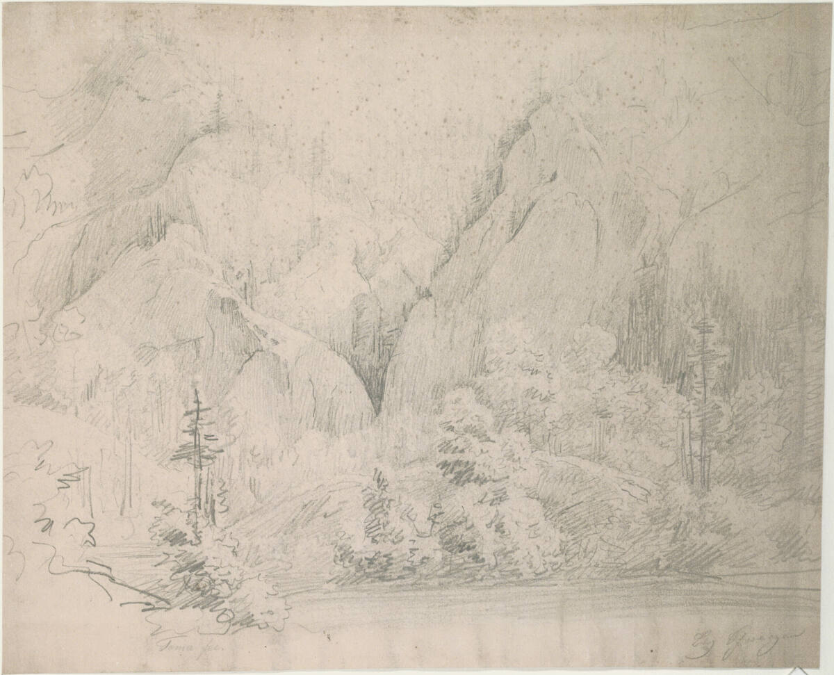 Berglandschaft bei Schwarzau, Matthias Rudolf Toma