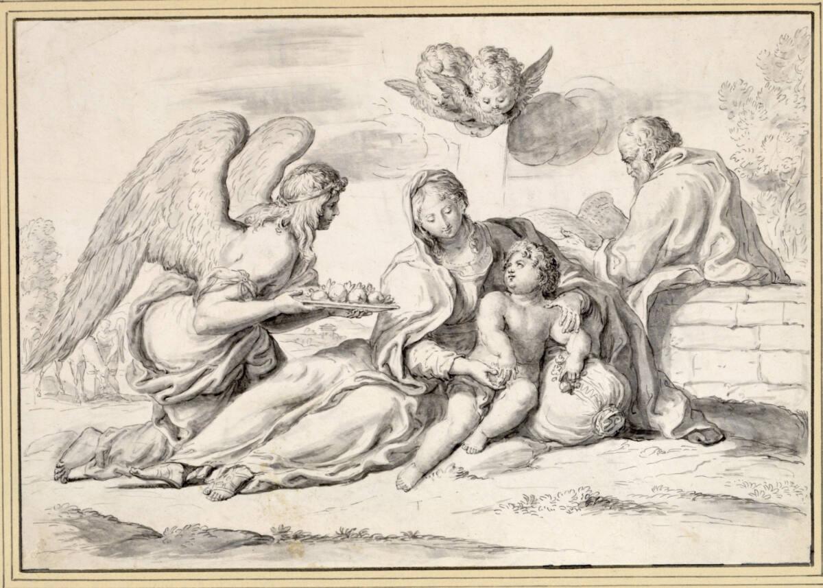 Anonym, Ruhe auf der Flucht, Inv. Nr.: 11875