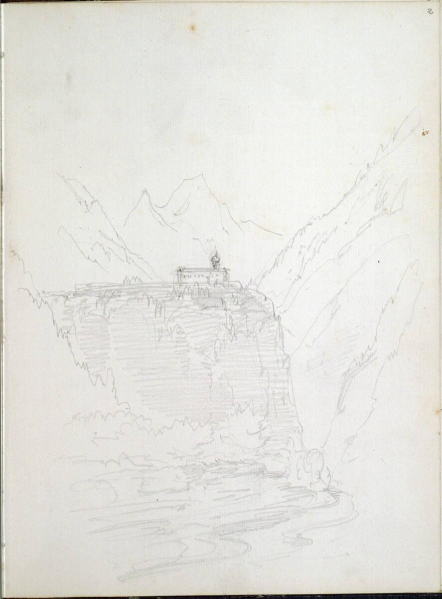 Johann Nepomuk Passini, Talende mit einem Schloss, Inv. Nr.: 36921/2