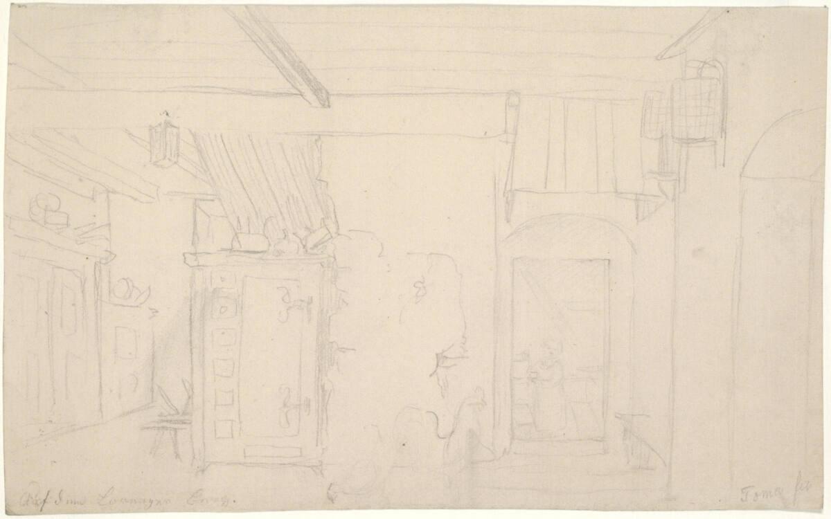 Matthias Rudolf Toma, Interieur einer Bauernstube, Inv. Nr.: 39747/44