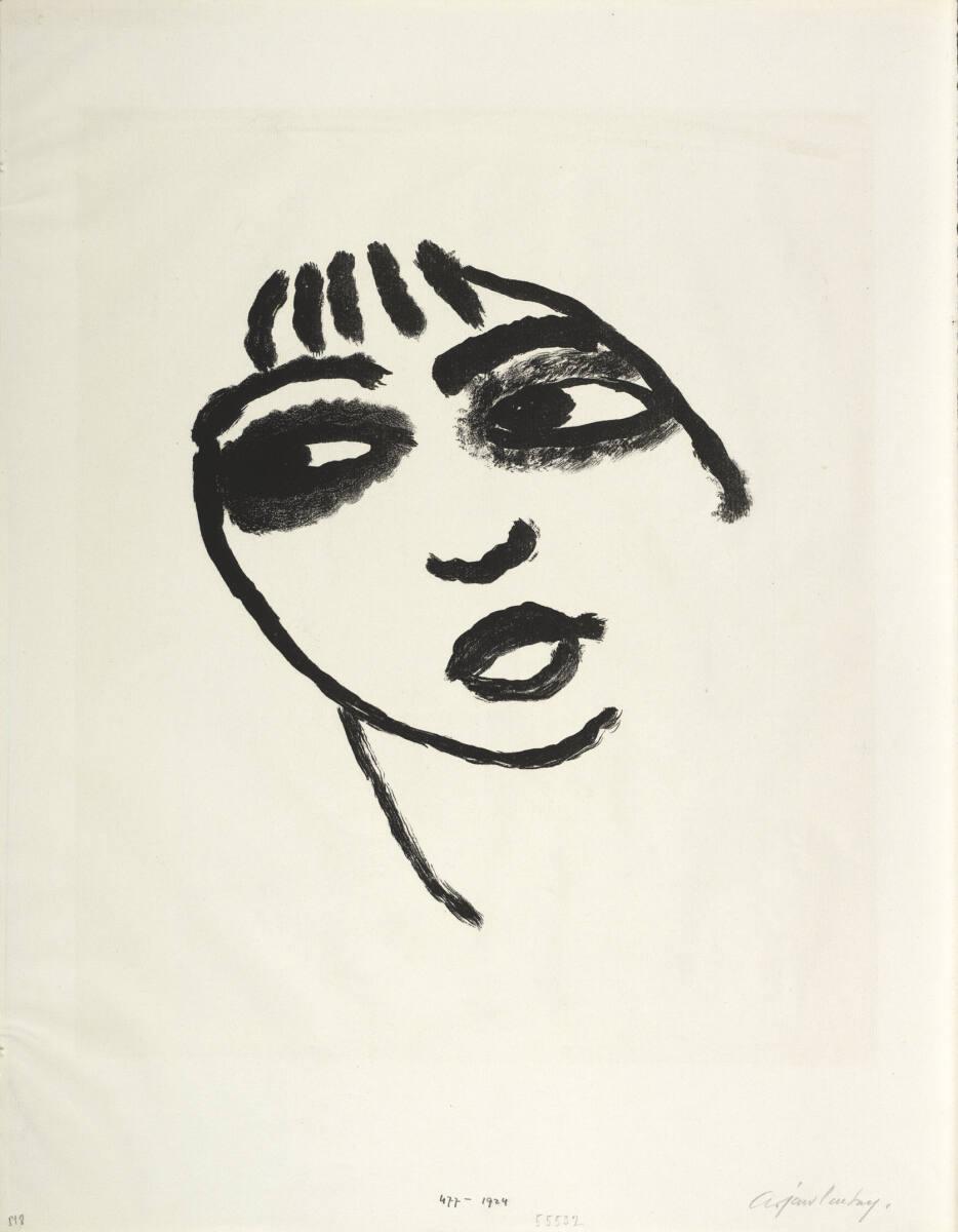Alexej von Jawlensky, Mädchenkopf, Inv. Nr.: DG1924/477