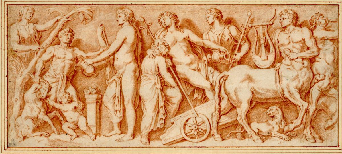 Bernard Picart, Bacchus wird von Kentauren im Wagen gezogen, Inv. Nr.: 11959