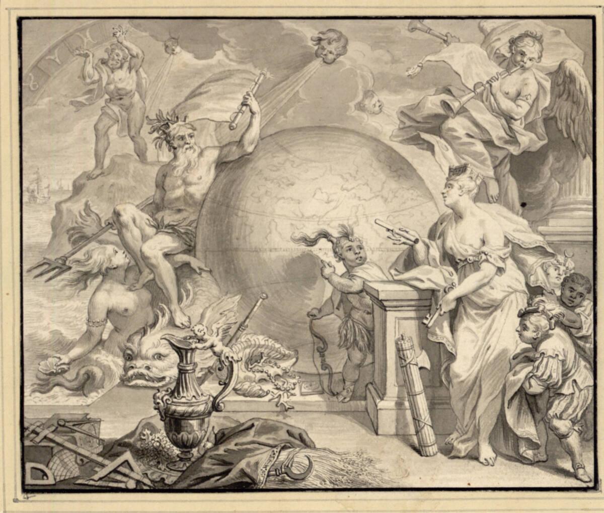 Bernard Picart, Triumph der Geschichte über die Welt, Inv. Nr.: 11960