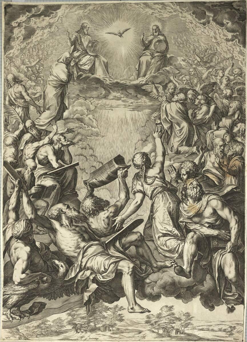 Cornelis Cort, Die Gloria oder Trinität, Inv. Nr.: DG2007/245