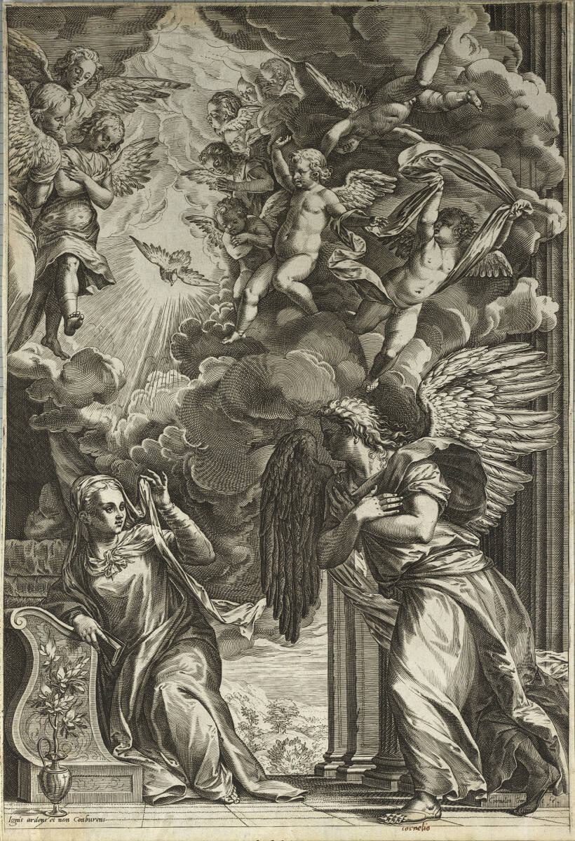 Verkündigung, Cornelis Cort
