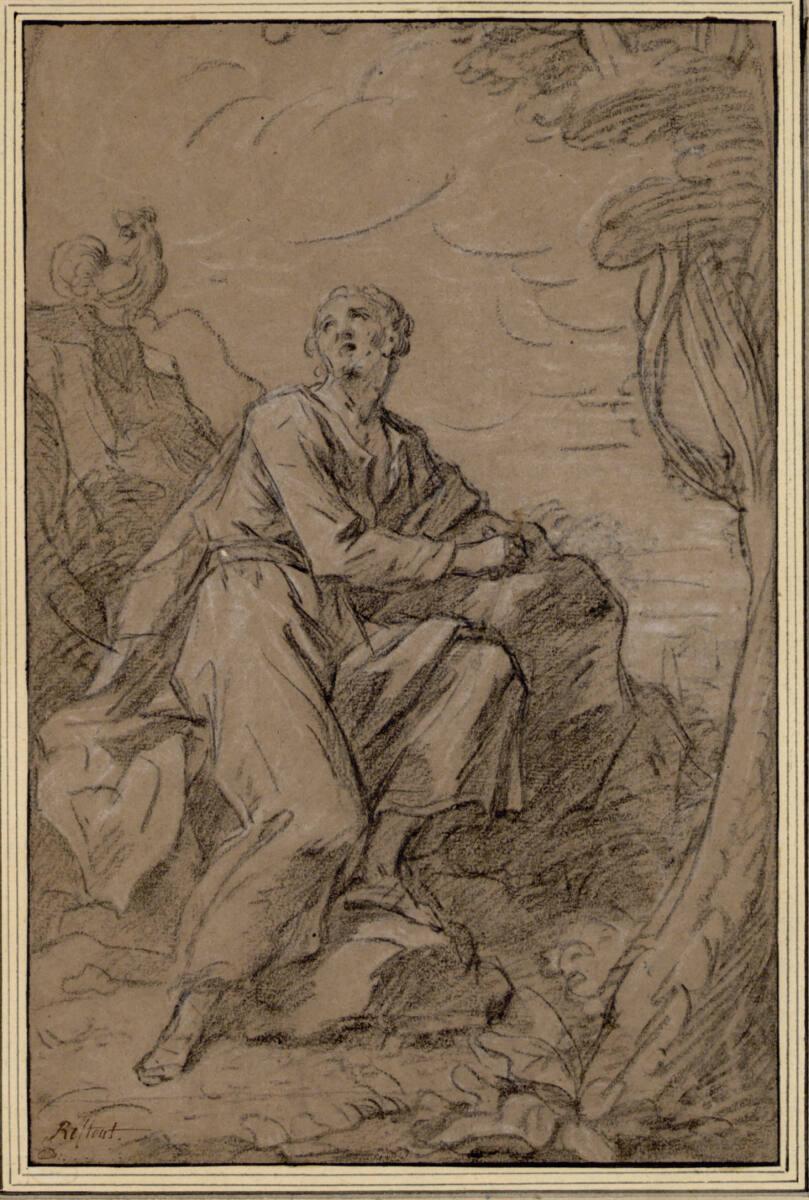 (?)Jean Restout, Reue des hl. Petrus, Inv. Nr.: 12036