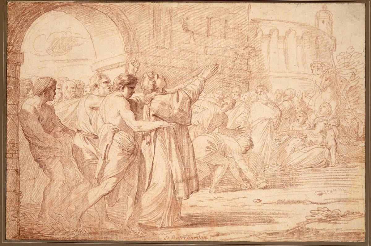 Edme Bouchardon, Der hl. Stephanus wird zur Hinrichtung geführt, Inv. Nr.: 12048r