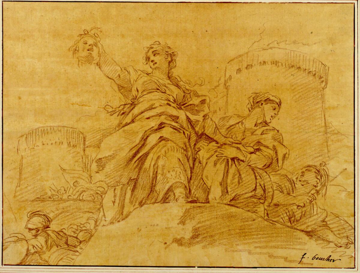 François Boucher, Judith mit dem Haupt des Holofernes, Inv. Nr.: 12118