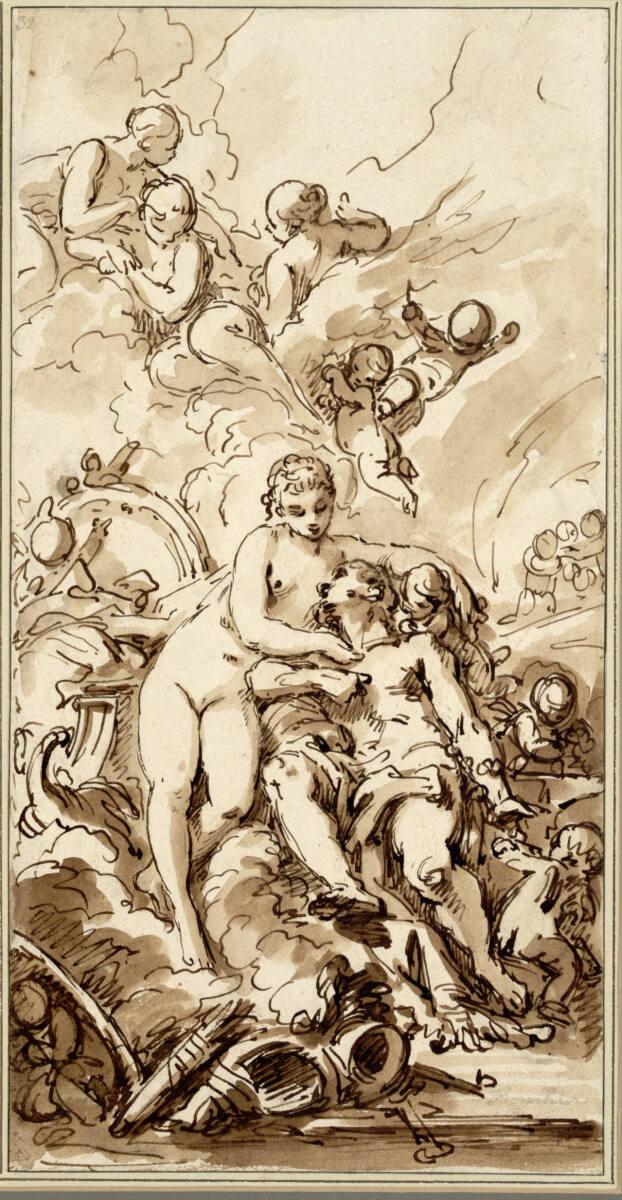François Boucher, Mars und Venus, Inv. Nr.: 12130