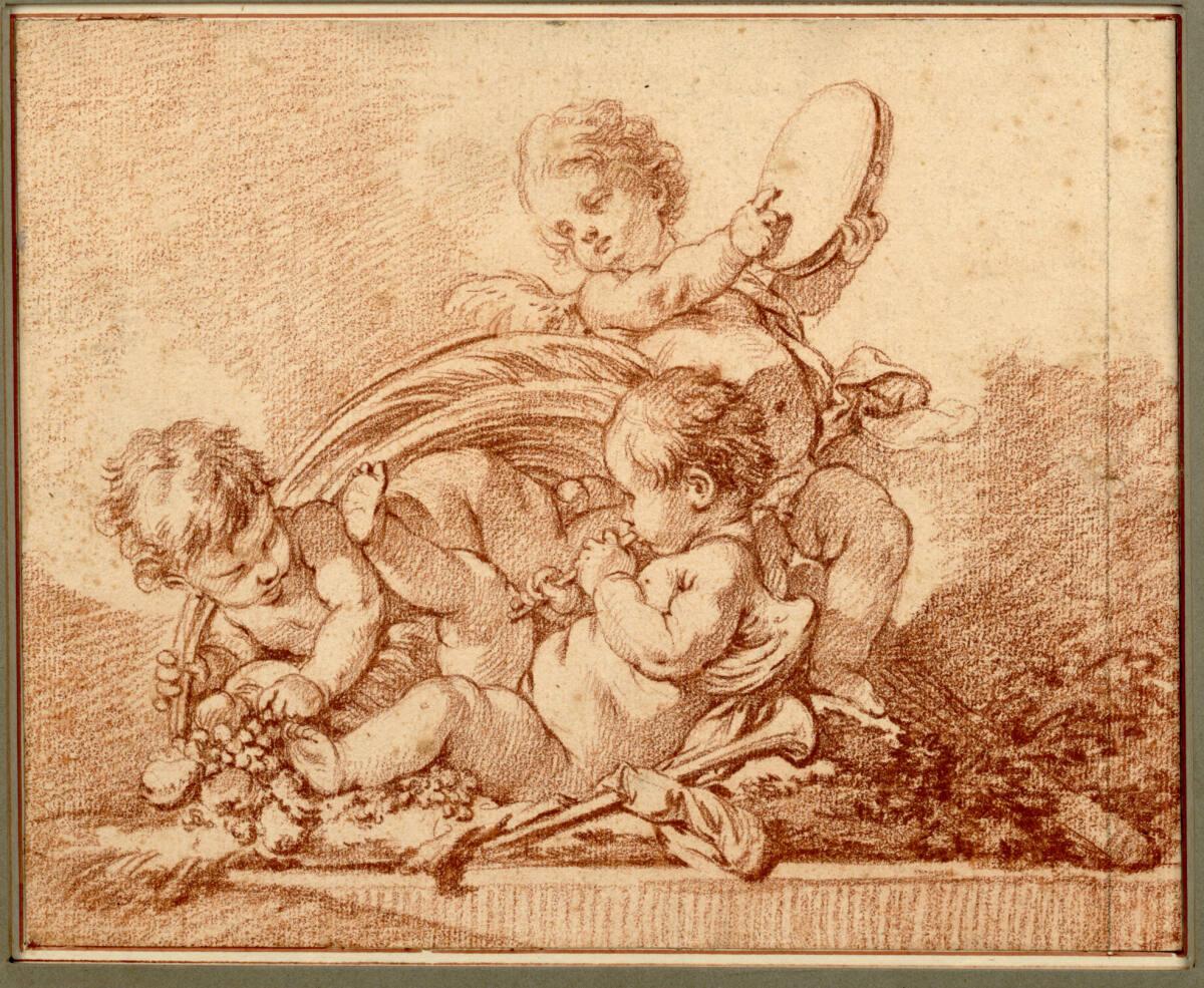 François Boucher, Drei musizierende Genien, Inv. Nr.: 12147