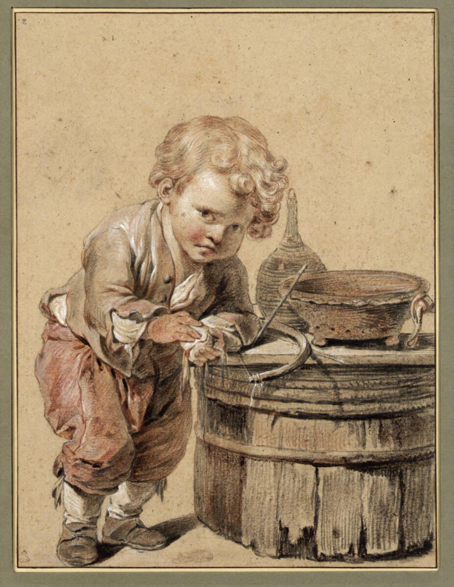 Jean-Baptiste Greuze, Knabe mit zerbrochenem Ei, Inv. Nr.: 12165