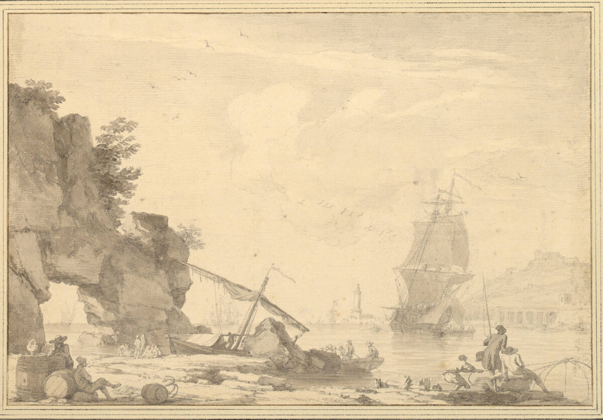 Meeresbucht in der Gegend von Neapel, Joseph Vernet, 1734–1789
