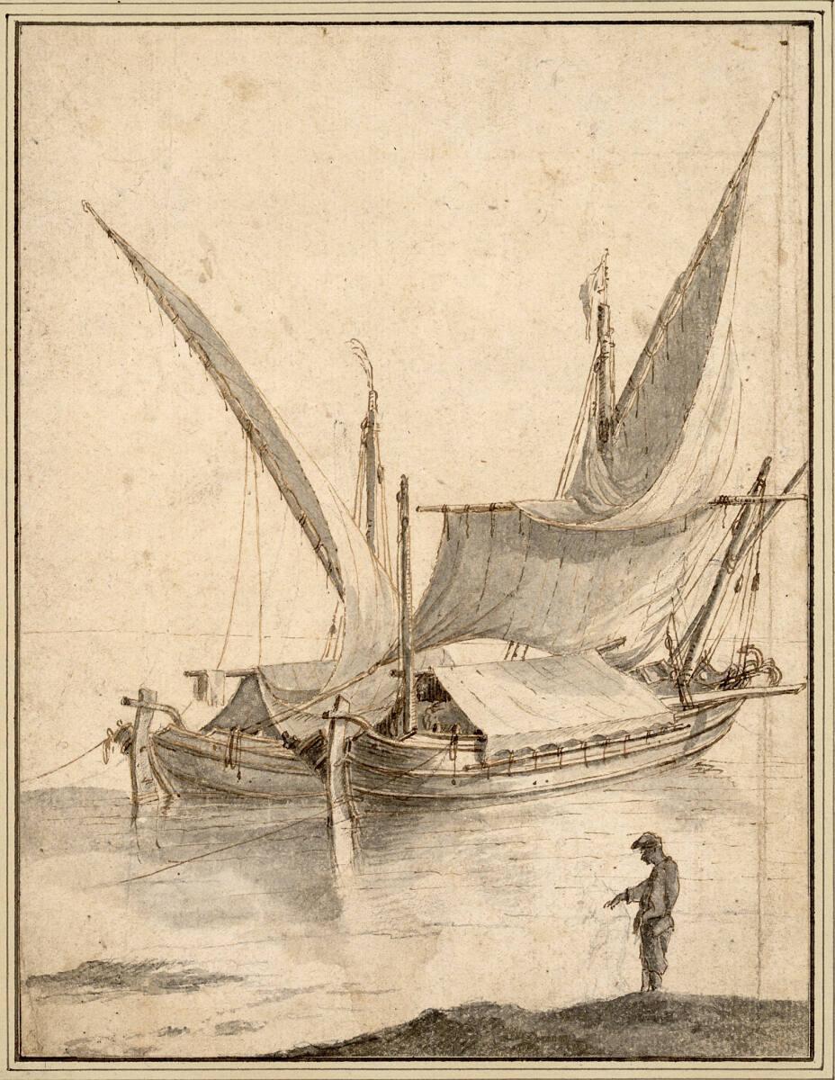 Claude-Joseph Vernet, Zwei Lastschiffe, Inv. Nr.: 12274