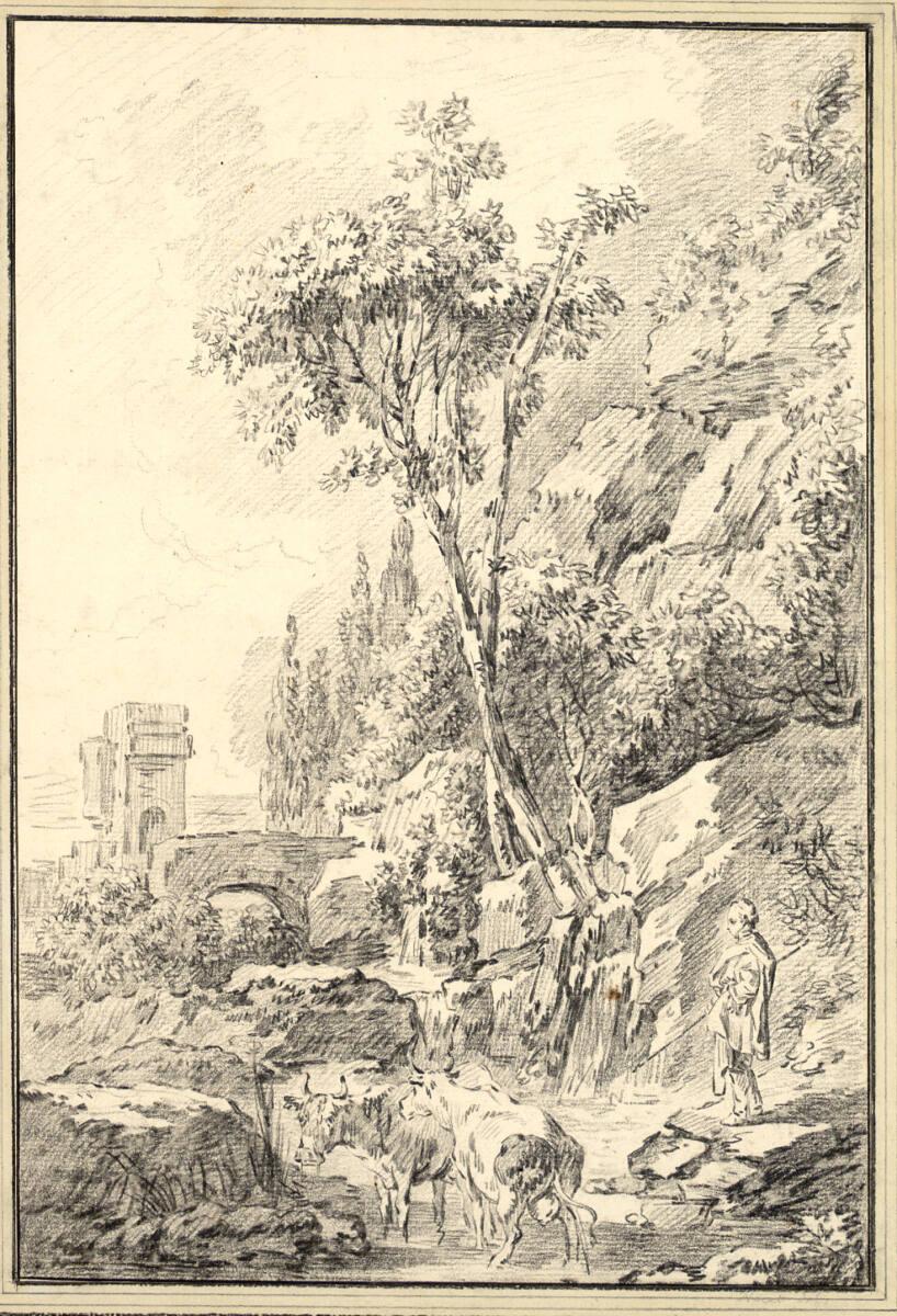 Jean-Baptiste Marie Huet, Die Furt, Inv. Nr.: 12331