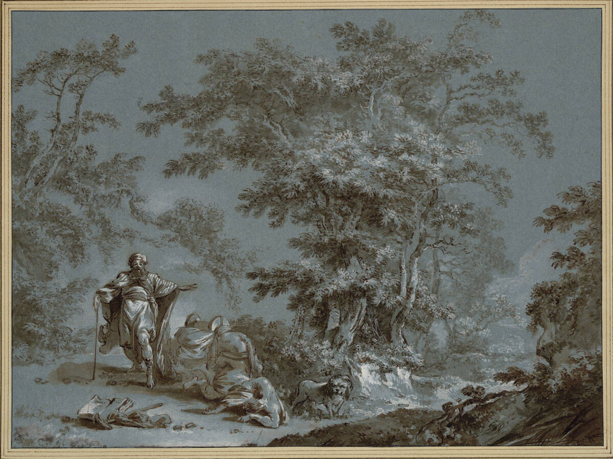 Der wegen seines Ungehorsams bestrafte Prophet, Jean-Baptiste Le Prince