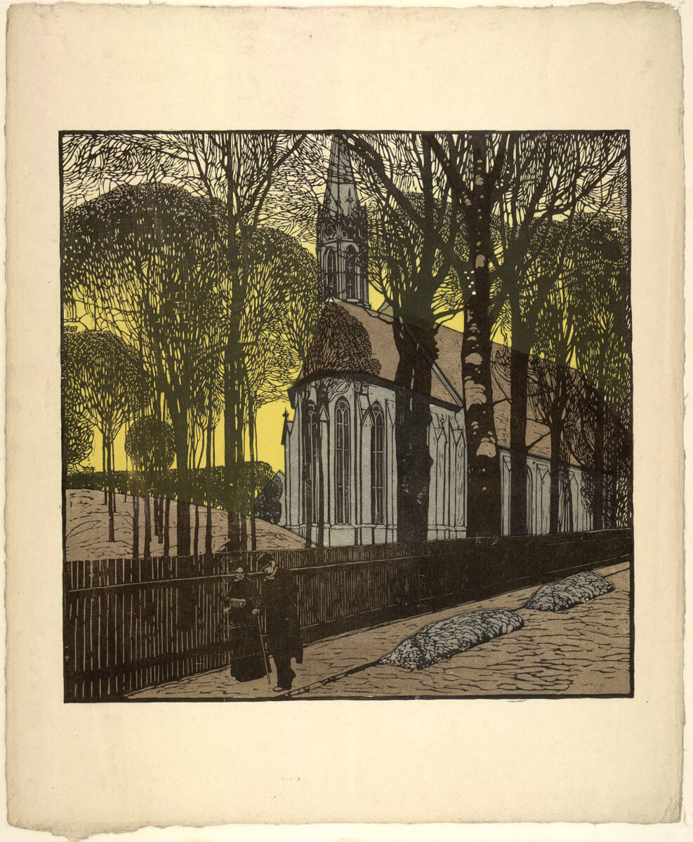 Die Kirche St Michael in Heiligenstadt, Carl Moll, 1903