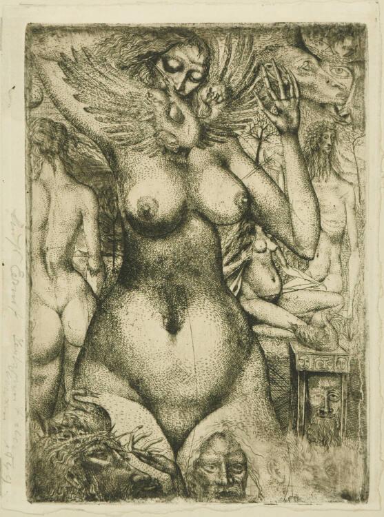Ernst Fuchs, Leda mit dem Schwan, Inv. Nr.: DG1949/821