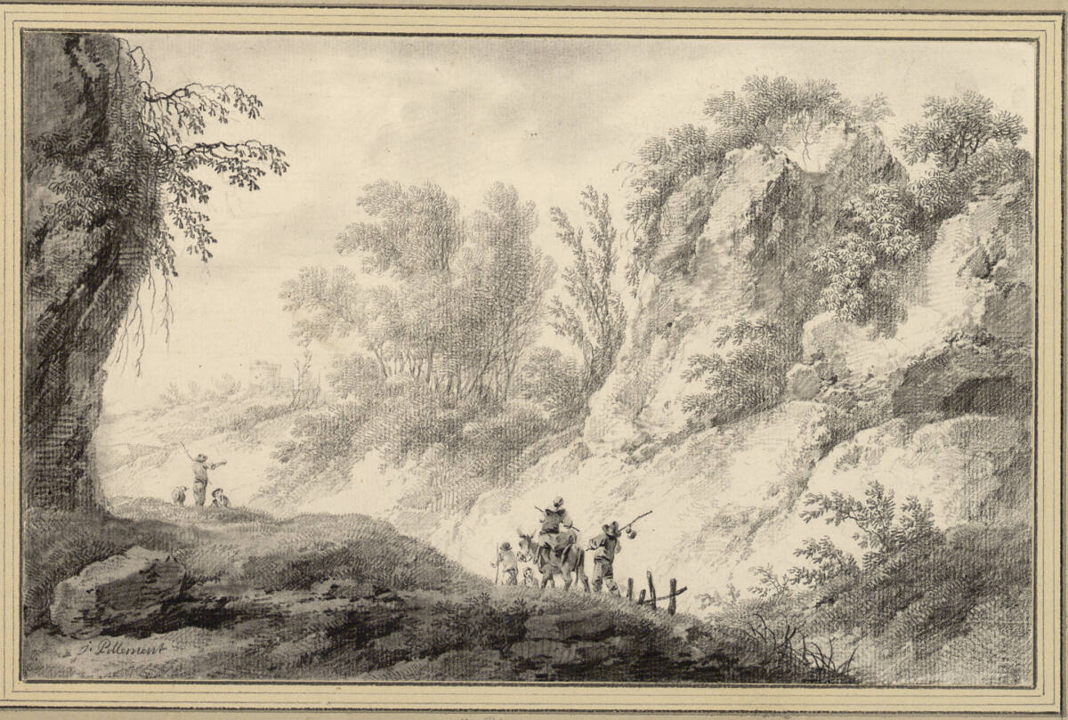 Felslandschaft, Jean-Baptiste Pillement, 1771