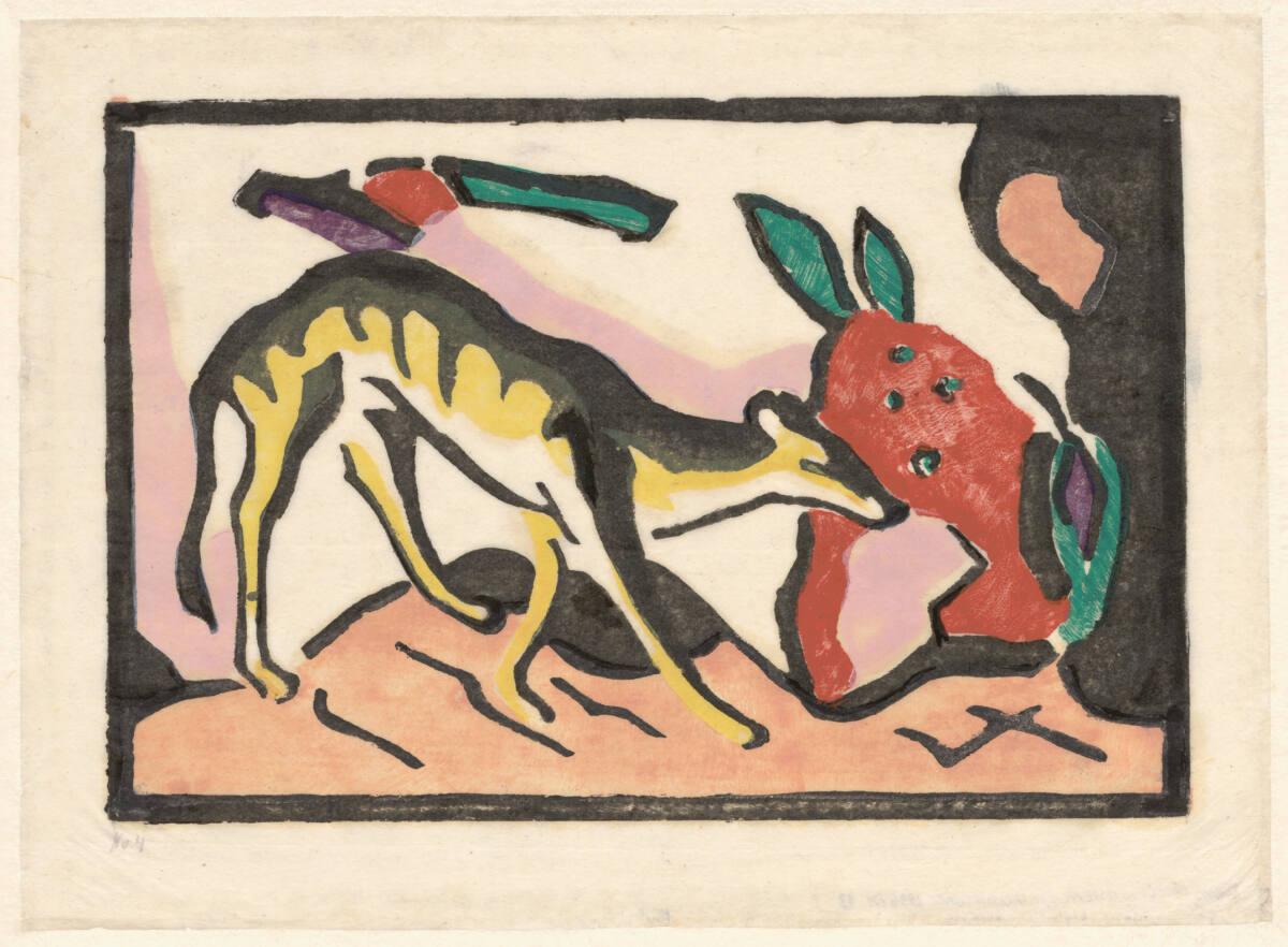 Franz Marc, Fabeltier, Inv. Nr.: DG1996DL13